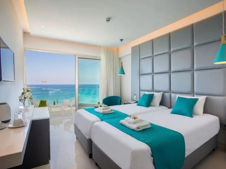 Double or Twin Sea View — Silver Sands Beach Hotel, Protaras, Cyprus