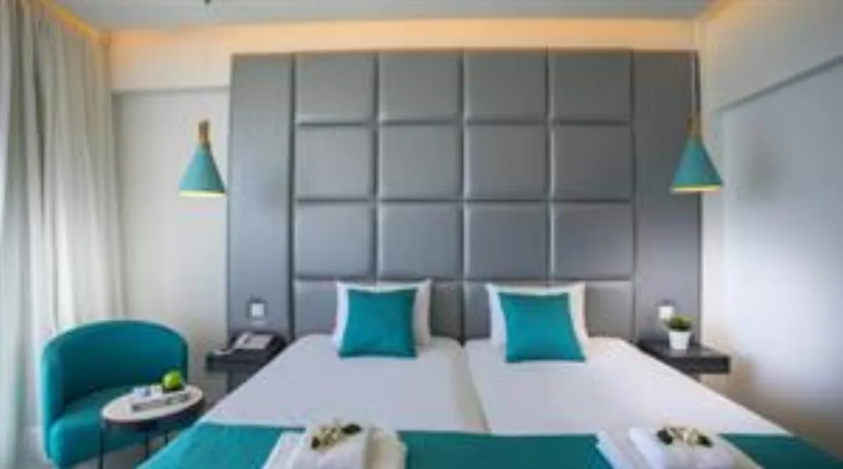 Standard Double or Twin Room with Side Sea View — Silver Sands Beach Hotel, Protaras, Cyprus